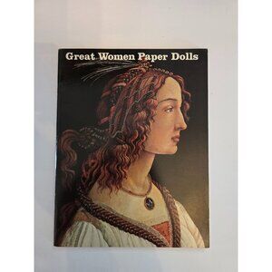 Great Women Paper Dolls Book Color Your Own New